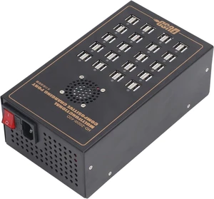 FTVOGUE Powered USB Hub Stainless Steel 20 Port USB Data Hub Splitter 170V to Charging Port for Office Classroom Workshop Device Charging and Data Management FTVOGUE Powered USB Hub Stainless Steel 20 Port USB Data Hub Splitter 170V to Charging Port for Office Classroom Workshop Device Charging and Data Management