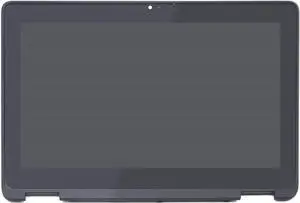 Rinbers 11.6" HD 1366X768 IPS LED LCD Display Touch Screen Digitizer Assembly with Bezel for Dell Chromebook 11 3100 2in1 9MH3J