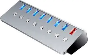 HOMOCONO 1pc Port USB Hub Charging Port USB Splitter for Data Transmission and Charging for and Mobile