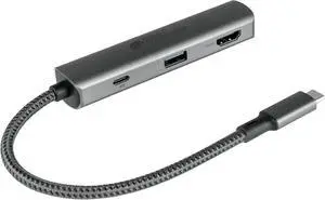 Good Connections USB-C Hub (3-Port), 1x HDMI 2.0, 1x USB-C (PD 94W), USB 3.0 A, Anthracite