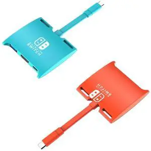 Switch HUB Portable Docking Station USB C to 1080P HDMI-Compatible USB 3.0 Hub (Color : 3IN1 Blue A)