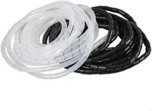 Winding TubeTube Cable Protector,Silicone Spiral Tube,White Silica Gel Winding Tube, Silicone Spiral Tube, Wrapper Tube, Soft Protective casing-5 * 7mm*1m (Color : 5 * 8mm*1m)