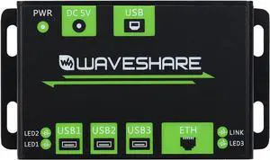 ZEZEFUFU Multifunctional USB HUB Extending 3X USB Ports + 100M Ethernet Port with LED Indicators