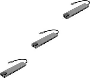 TEHAUX 3pcs Professional Type-c USB Hub Computer Docking Station USB to c Adapter Laptop Dock Type Adapter