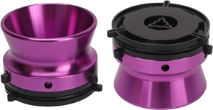 1 Pair Nab Hub Adapters, Polished Aluminium 10 Inch Opener for TEAC, for Studer, for Akai and Others, Purple 1 Pair Nab Hub Adapters, Polished Aluminium 10 Inch Opener for TEAC, for Studer, for Akai and Others, Purple