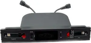 DEVMO USB Hub Fast Charge with Cable Adapter Compatible with Model 3 Model Y 2021 2022 2023 Docking Station of Center Console