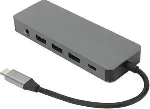 11 in 1 USB C Hub, USB Port Expander Multi Port 100W High Speed Charging 5Gbps Fast Data Transfer High Definition Multimedia Interface Out