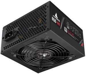 Iceberg Gaming PC Power Supply Unit 650-WX 650W 80 Plus White One (1) PCIe 6+2 + one (1) PCIe 6 conectors