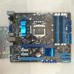 FOR All Solid State Main Board P7H55-M with Integration, Support DDR3/1156 Pins, Support I3 I5 I7