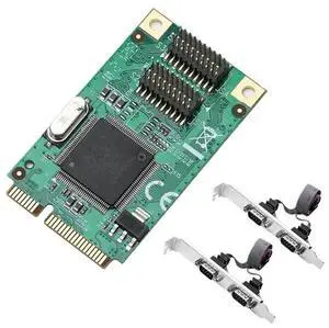FOR MiniPCIe To Four RS232 Serial Port Expansion Card MiniPCIe To DB9 Pin COM Port Adapter Card 9904
