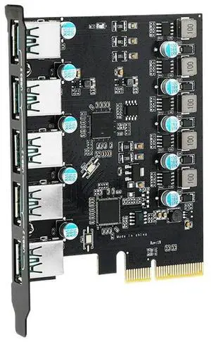 FOR PCIEx4 Two-port USB3.1 Adapter Card PCI-E To USB3.1 Expansion Card 10GB Power-free Gen2 3142