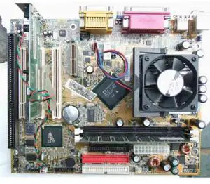 GA-6VEML GA-6VEM 8601T main board 370 with ISA with CPU fan, memory main board