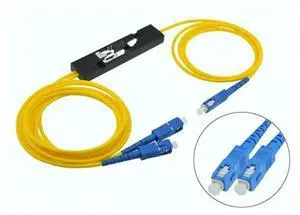 FOR SC UPC MINI PLC 1X2 Single mode LC fiber optic splitter 1x2 SC UPC plc splitter/ 1x2 plc Fiber splitter FBT Optical Couple
