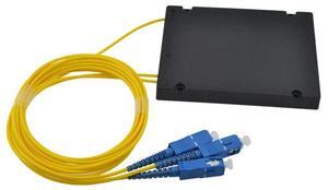 FOR SC UPC 1x2 PLC optical splitter single mode with SC UPC connector for SC PC 1x2 PLC ABS optic splitter box