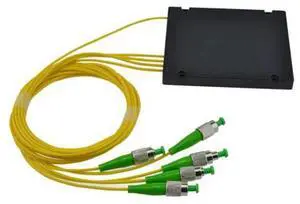 FOR FC APC 1X4 PLC Singlemode Fiber Optical splitter PLC ABS type FC FBT PLC optical fiber splitter FC connector