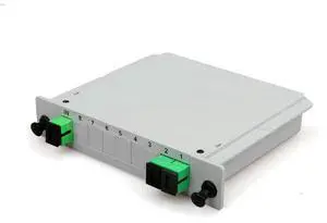 FOR SC APC PLC 1X2 splitter Fiber Optical Box PLC Splitter box with 1X2 Planar waveguide type Optical splitter