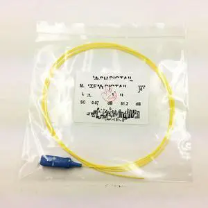 FOR 10PCS SC UPC Single mode fiber optic Pigtail SC 1.5M Simplex SM Optical fiber pigtail SC 0.9MM fiber optic cable