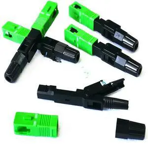 FOR 10pcs Quick Field Assembly Embedded Fiber Optic Fast Connector SC APC SM Fiber Optic Cold Connector