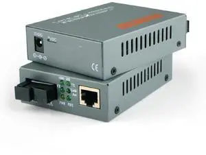 FOR 1 Pair 10/1001000Base HTB-GS-03-AB Single mode simplex Fiber Optic RJ45 Enternet Media Converter 20KM Fiber TTransceiver