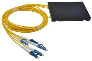 FOR LC 1X4 PLC Singlemode Fiber Optical splitter PLC ABS type LC PLC optical fiber splitter LC connector