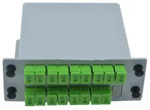 FOR SC APC PLC 1X16 splitter Fiber Optical Box PLC Splitter box with SC Planar waveguide type Optical splitter