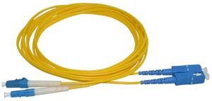 FOR 10PCS/bag SC-LC UPC Single mode duplex fiber optic patch cord cable SC-LC 2.0mm or 3.0mm fiber optic jumper cable