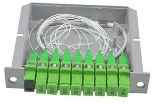 FOR SC APC PLC 1X8 splitter Fiber Optical Box PLC Splitter box with 1X8 Planar waveguide type Optical splitter