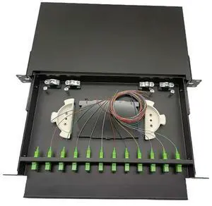 FOR 19 inch 12 s SC APC ODF Pull type optical fiber distribution frame Rack Mounted Indoor fibers Distribution Frame Patch Panel