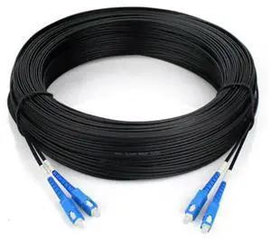 FOR 200M Outdoor SC UPC Duplex Drop Patch Cable SC Singlemode 2 G657A Fiber optic patch cord fiber optic jumper Cable