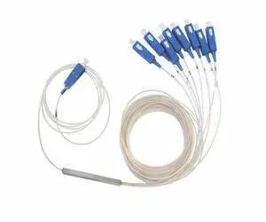 FOR SC UPC PLC 1X8 Single mode splitter Fiber Optical PLC Splitter ,0.9mm mini plc splitter 1x8 FBT Optical Couple