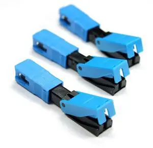 FOR 100PCS SC UPC Optical fiber covered wire SC UPC quick connector Fiber Optic Fast Connector SC Connector