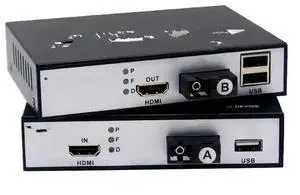 FOR 1Pair 1-channel 1080P HDMI+USB KVM over Fibre Extender up to 20KM Single Mode Single Fiber SC HDMI Fiber Optical Transceiver