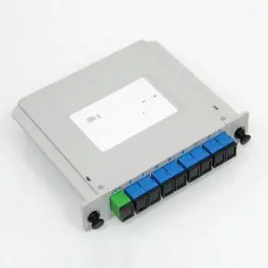 FOR 10PCS SC UPC PLC 1X8 Single mode Fiber Optical splitter Box 1x8 PLC Fiber Splitter box PLC Splitter with SC/UPC connector
