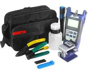 FOR cold splicing tool kit fiber tool kit FC-6S fiber cleaver light pen Optical power meter