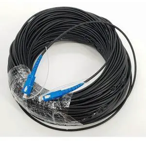 FOR 1 Patch Cord, SM,1C,SM,9/125,3.0mm TPU Black Cable,150M SC UPC to SC UPC Fiber Optic Cable Patch Cord