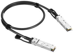 FOR 40G + DAC Cable Direct Attach Copper Cable AWG30 1M Passive 40Gbps Twinax PVC Jacket Compatible For