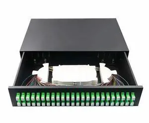FOR 19 inch 48 s SC APC ODF Pull type optical fiber distribution frame Rack Mounted Indoor fibers Distribution Frame Patch Panel