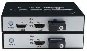 FOR 1-channel HDMI to fiber digital 1080P HDMI Fiber Optic Video Extender Video Converter transmitter receiver optical terminal