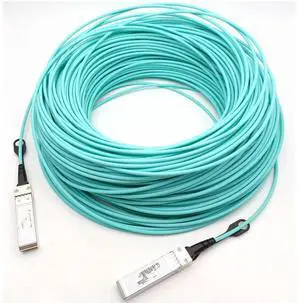 FOR 10Gbase SFP+ Cabe 100M OM3 Active Optic Cable OM3 100M(328ft) Compatible with Code