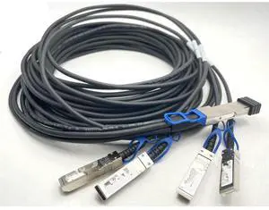 FOR 100G 28-4*25G SFP28 DAC 5M Passive Direct Attach Twinax Copper Breakout Cable 26AWG PVC Compatible with
