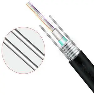 FOR 2000M/rull GYXTW-6B1 6 s 9/125 Single Mode Outdoor Armoured GYXTW Fiber Optic Cable