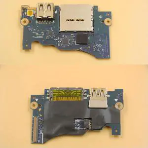 For XPS 13 9343 USB Card Reader Power Button Board LS-B441P 0Y1TPF Y1TPF