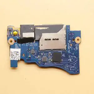 For XPS 13 9360 usb board power switch button board LS-D841P 04F73T 4F73T cn-04F73T work