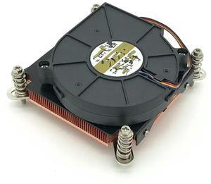 FOR LGA2011 LGA115X 100W Server 1U Radiator Heatsink For Desktop PC CPU Cooler Computer Active Temperature Control Cooling Fan