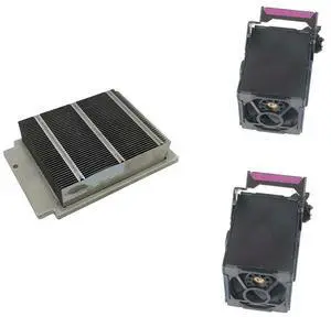 FOR CPU Cooler FOR DL360 DL360p G8 Gen8 Xeon CPU Kit Heatsink 654757-001 & 2 Fans 654752-001 Cooling Fan Radiator Heat Sink