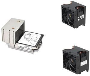 For X3650 M5 X3650M5 V4 server heat sink heatsink 00KA517 00KC718 and 2 Cooling fan 00YE423 00MV921 00KC677 Cooler Fan