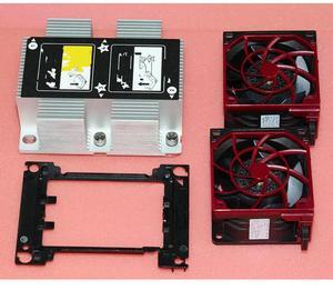 For DL380 DL380p G10 CPU Kit, Heatsink 875070-001 & 2 Fans 870931-001, Cage