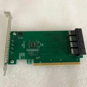 SLG4-4E4R U.2 NVMe SSD SFF8643 to SFF-8639 PCIe x16 Quad Port Adapter