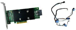 For H330 6H1G0 04Y5H1 0TD2NM 0TCKPF 12GB/s PCIE 3.0 x8 3008 Power RAID Controller With 4 SATA cable cold plate