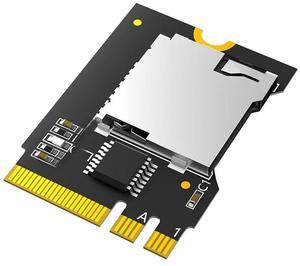 FOR Micro-SD Card, TF SDHC SDXC To NGFF Key A-E Adapter